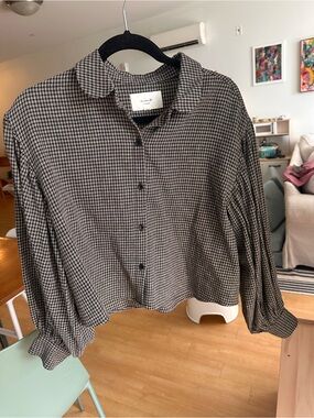 Amente Volume sleeve blouse